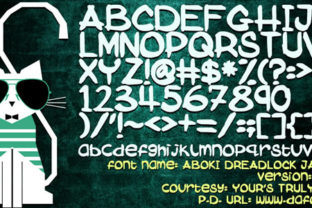 Aboki Dreadlock Jam Suya: A Bold Script Handwritten Font for Real Branding