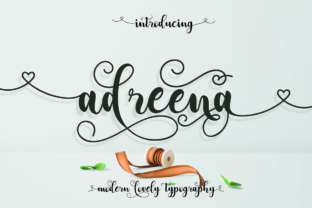Adreena Script: A Playful Script Handwritten Font for Editorial Design