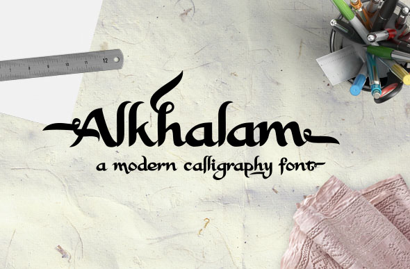 Alkhalam: A Bold Script Handwritten Font for Editorial Impact