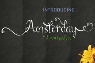 Amsterday: A Script Handwritten Font for Thoughtful Editorial Moments