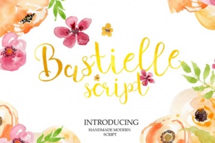 Bastielle: A Handmade Script Font for Elegant Digital Branding