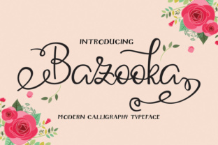 Bazooka: A Bold Modern Calligraphy Font for Designers
