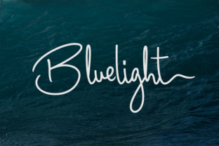 Bluelight: A Fresh Modern Script Handwritten Font