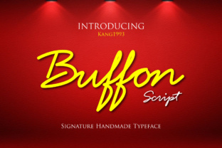 Buffon: A Handcrafted Script Font for Small Business Branding