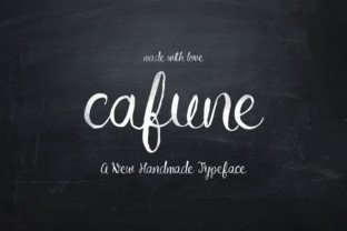 Cafune Script Handwritten Font for Makers