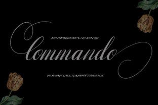 Commando: Elegant Modern Calligraphy Font for Makers