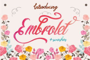Embrolet: An Elegant Script Handwritten Font for Digital Branding