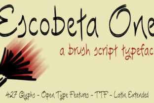 Escobeta One: A Script Handwritten Font for Thoughtful Editorial Design
