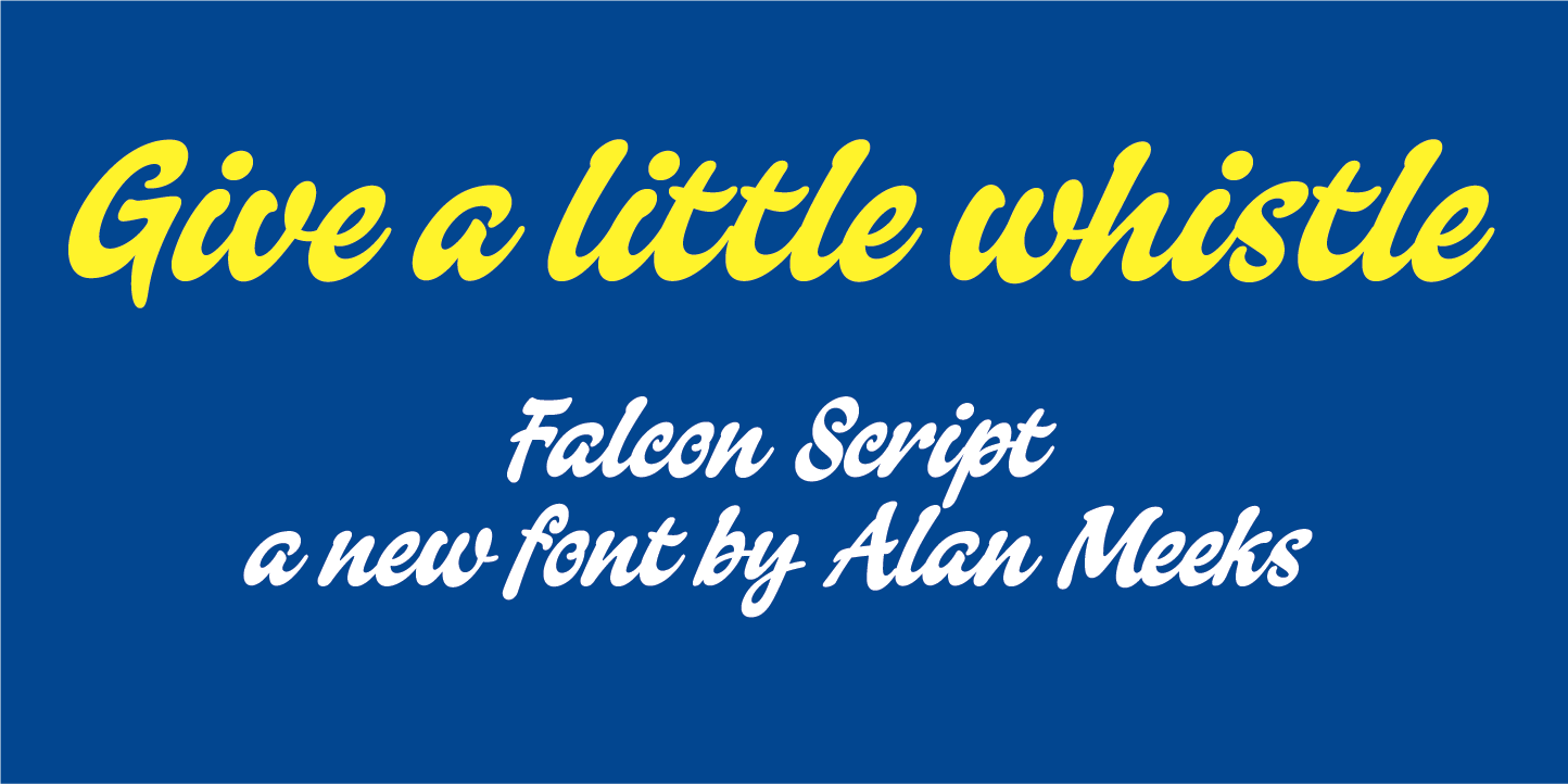 Falcon Script: A Script Handwritten Font for Human-Centered Campaigns