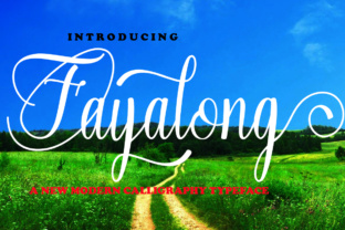 Fayalong Script: A Delicate Script Handwritten Font for Elegant Branding
