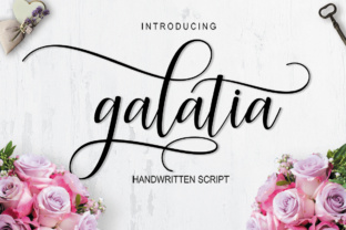 Galatia Script: A Premium Handwritten Font for Digital Branding