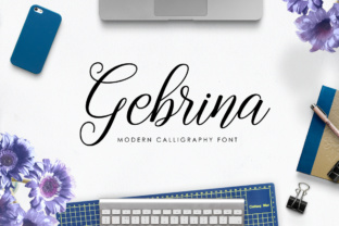 Gebrina Script: A Modern Calligraphy Font for Editorial Warmth