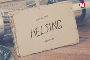 Helsing: A Fresh Modern Script Handwritten Font for Makers