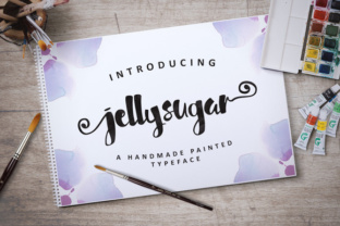Jellysugar Script Handwritten Font for Crafters