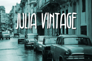 Julia Vintage Font for Authentic Script Handwritten Branding