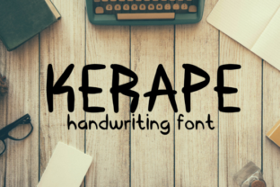 Kerape: A Beautiful Script Handwritten Font for Small Business Branding