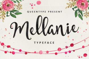 Mellanie Typeface: A Handmade Script Font for Authentic Campaigns