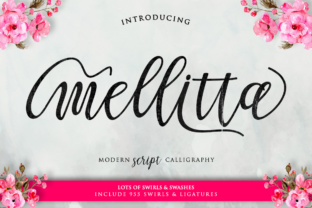 Mellitta Script: A Stunning Handwritten Script Font for Small Business Branding