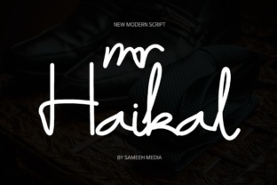 Mr Haikal: A Modern Script Handwritten Font for Scroll-Stopping Visuals