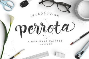 Perrota: A Script Handwritten Typeface for Editorial Warmth