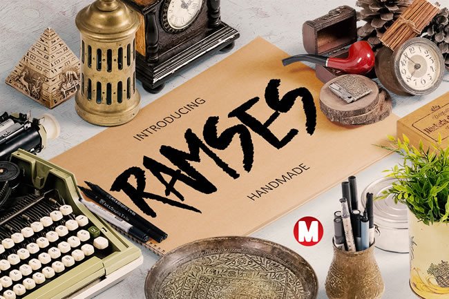 Ramses Script Handwritten Font for Bold Campaign Typography