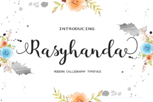 Rasyhanda: A Script Handwritten Font for Editorial Warmth