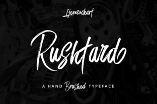 Rushtard Brush: A Script Handwritten Font for Authentic Craft Branding