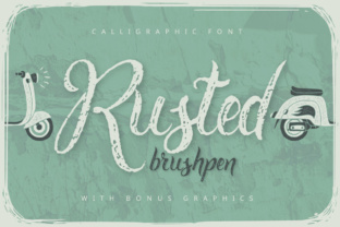 Rusted Brushpen Font for Handmade Branding
