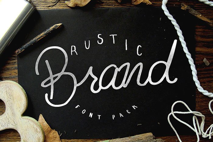 Rustic Brand Font Pack for Handmade Creatives